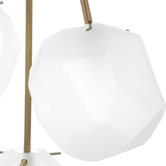 Geodesic Brass 3 Light Pendant - Ornate Home
