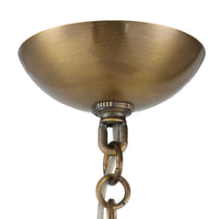 Geodesic Brass 3 Light Pendant - Ornate Home