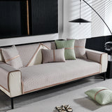 Geometric 3D Sofa Cover, Non-Slip Couch Protector for Seat, Backrest & Armrest - Ornate Home