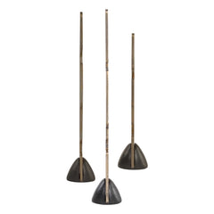 Geometric Echoes Bronze Sculptures (Set of 3) - Ornate Home