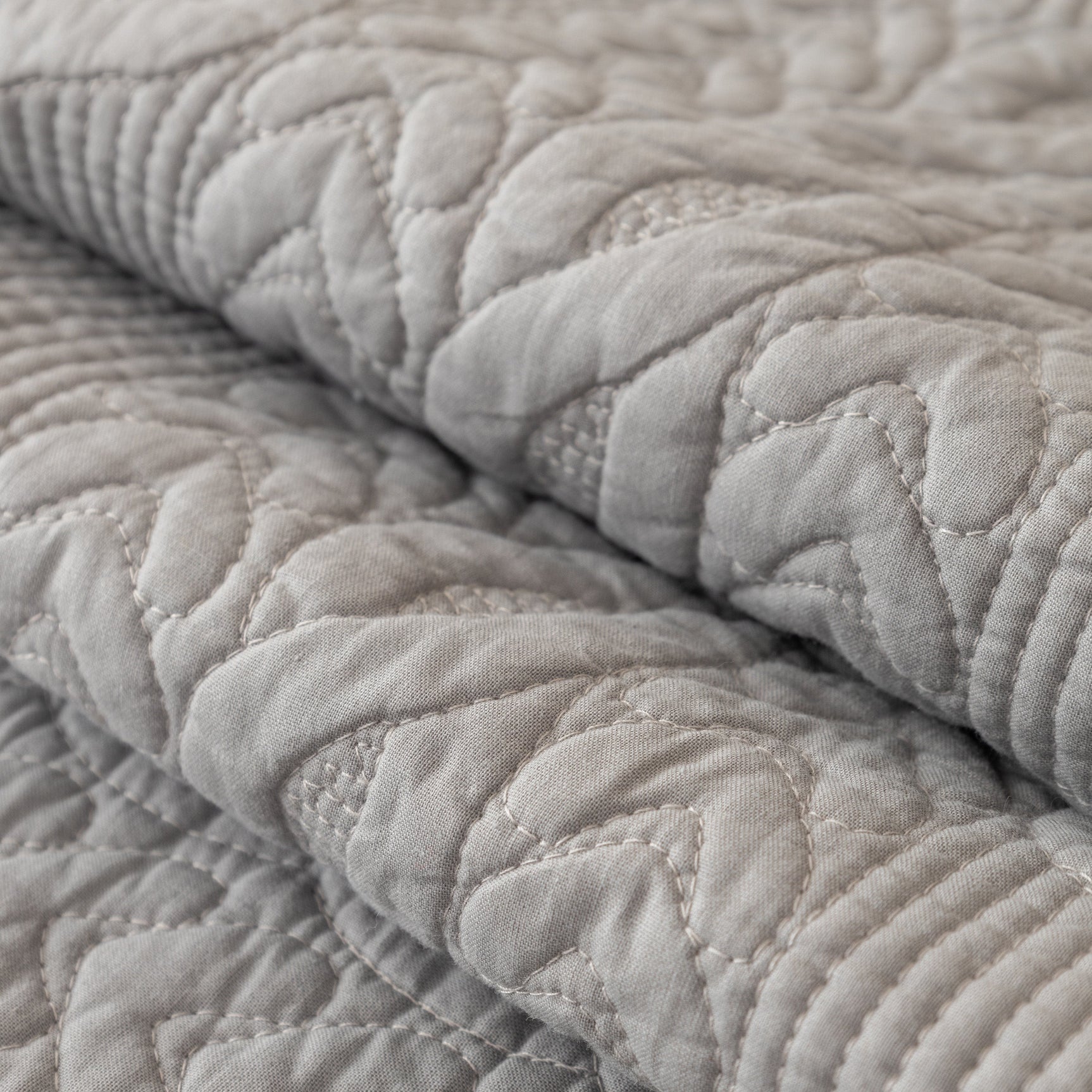 Geometric Textured Cotton Quilted Sofa Cover, Non-Slip Washable Couch Protector - Ornate Home