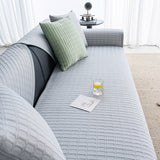 Geometric Textured Couch Slipcover Protector Non-Slip Ice Silk Sofa Cover for Couch - Ornate Home
