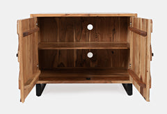 Geometrix Natural 2 Door Accent Cabinet - Ornate Home