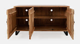Geometrix Natural 3 Door Accent Cabinet - Ornate Home