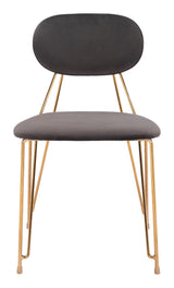 Georges Gray & Gold Dining Chair (Set of 2) - Ornate Home