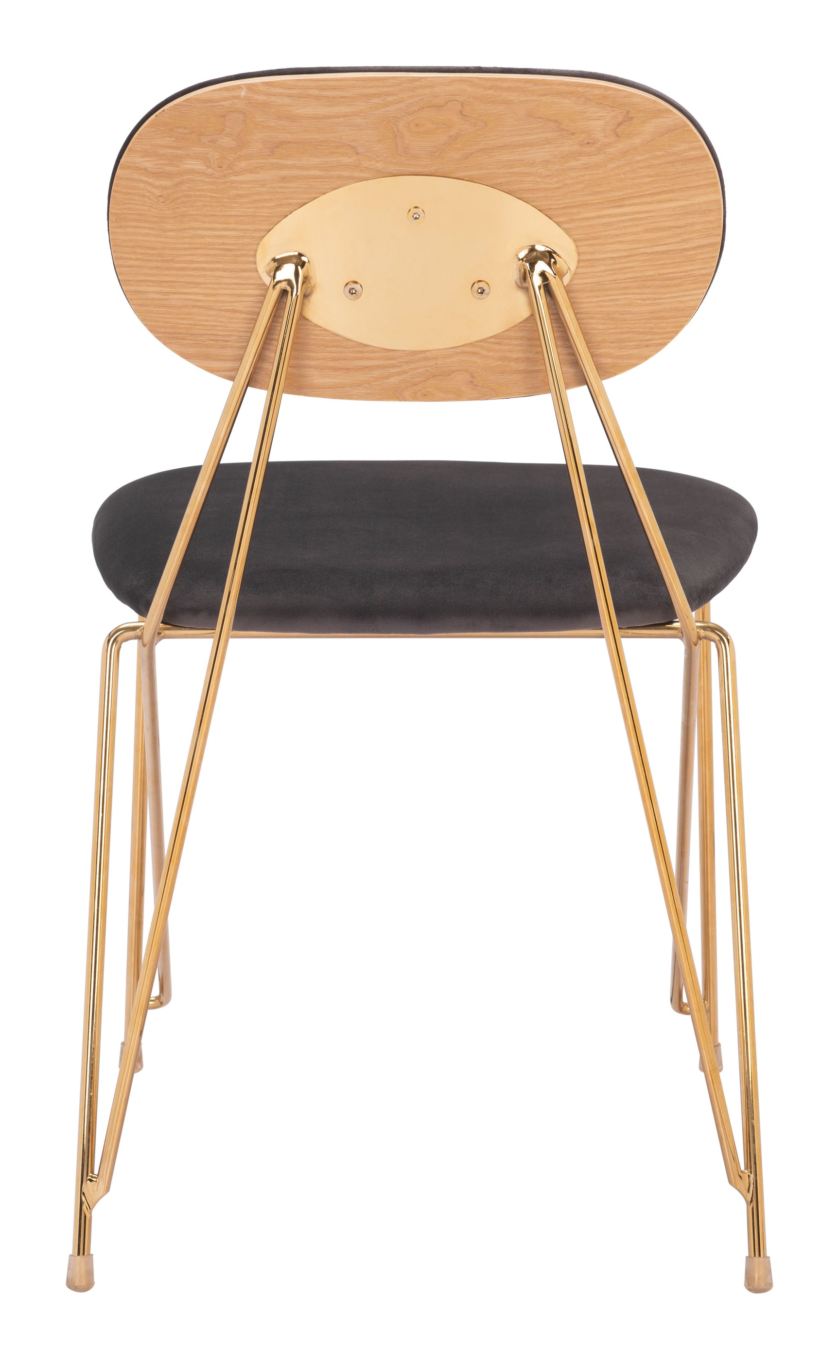 Georges Gray & Gold Dining Chair (Set of 2) - Ornate Home