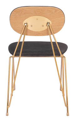 Georges Gray & Gold Dining Chair (Set of 2) - Ornate Home