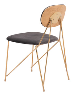 Georges Gray & Gold Dining Chair (Set of 2) - Ornate Home