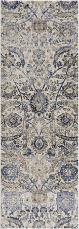 Georgiana Beige & Blue Area Rug - Ornate Home