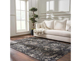 Georgiana Black Area Rug - Ornate Home