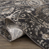Georgiana Black Area Rug - Ornate Home