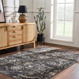 Georgiana Charcoal Area Rug - Ornate Home