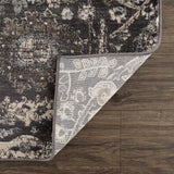 Georgiana Charcoal Area Rug - Ornate Home