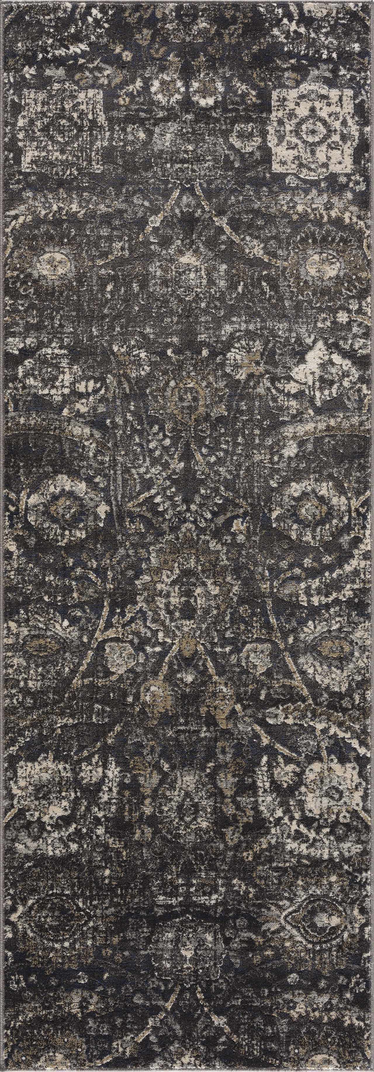 Georgiana Charcoal Area Rug - Ornate Home