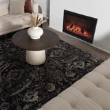 Georgiana Charcoal Area Rug - Ornate Home