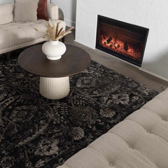 Georgiana Charcoal Area Rug - Ornate Home