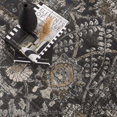 Georgiana Charcoal Area Rug - Ornate Home