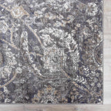 Georgiana Charcoal Area Rug - Ornate Home