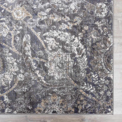 Georgiana Charcoal Area Rug - Ornate Home