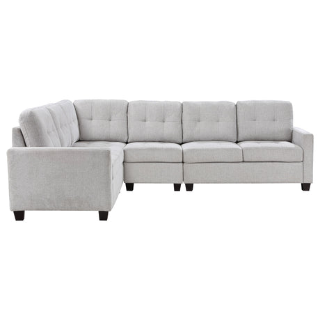 Georgina Beige 4-piece Modular Sectional Sofa - Ornate Home
