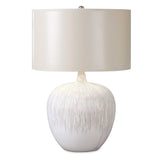 Georgios White Textured Ceramic Lamp - Ornate Home