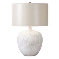 Georgios White Textured Ceramic Lamp - Ornate Home