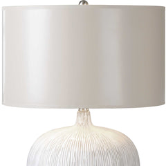 Georgios White Textured Ceramic Lamp - Ornate Home