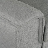 Gerardo Gray 3pc L Shape Sectional Sofa Bed w/ Storage Ottoman - Ornate Home