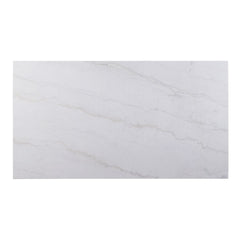 Gerardo White Marble & Weathered Espresso Dining Table - Ornate Home