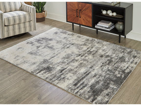 Gerdie Cream/Gray Large Rug 8' x 10' (Online Special Price) - Ornate Home