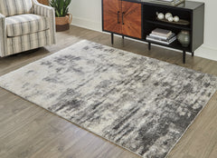 Gerdie Cream/Gray Medium 5'3" x 7'3" Rug - Ornate Home