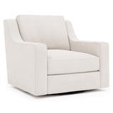 Germain Gray Swivel Chair Without Pillows - Ornate Home