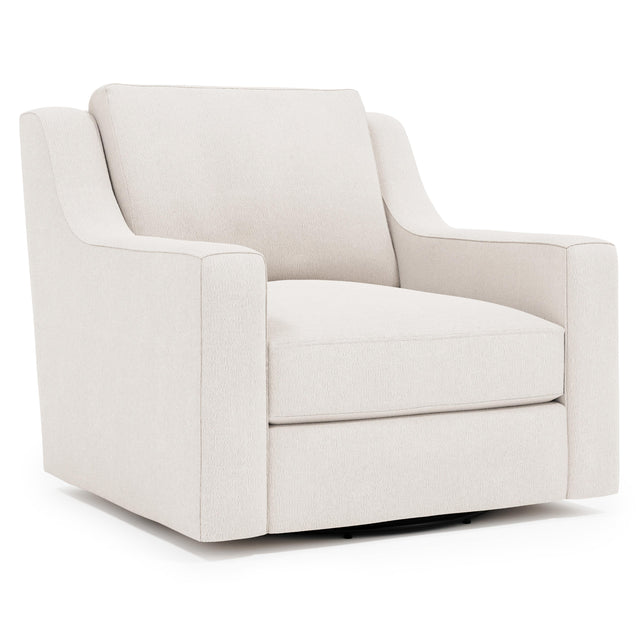 Germain Gray Swivel Chair Without Pillows - Ornate Home