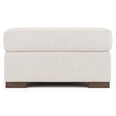 Germain Mocha Ottoman - Ornate Home