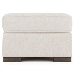 Germain Mocha Ottoman - Ornate Home