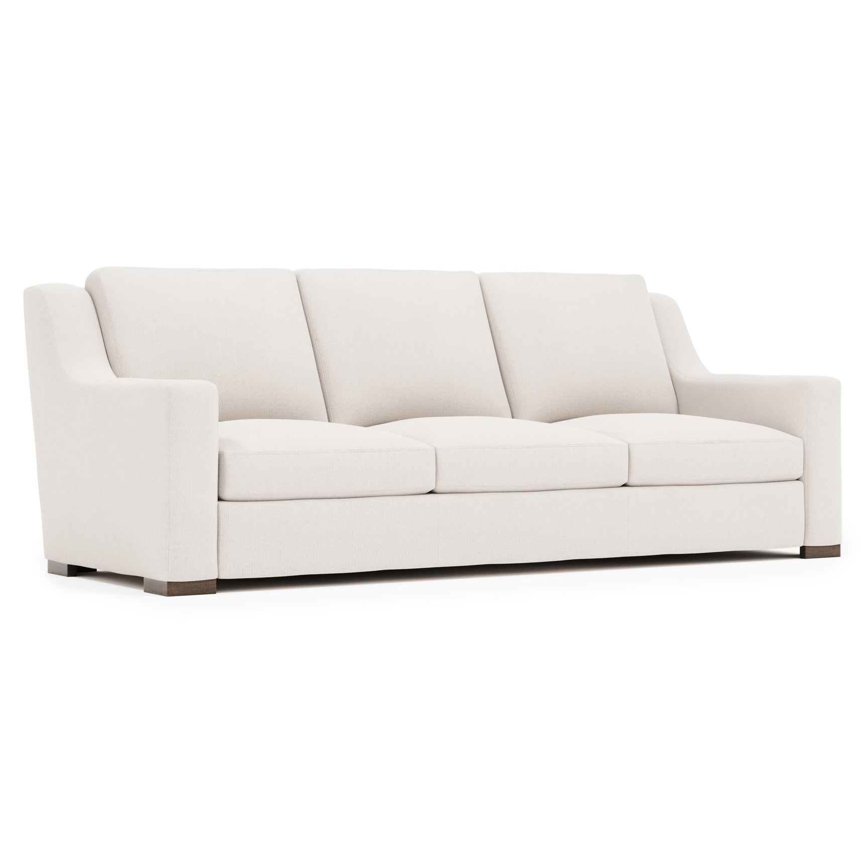 Germain Mocha Sofa Without Pillows - Ornate Home