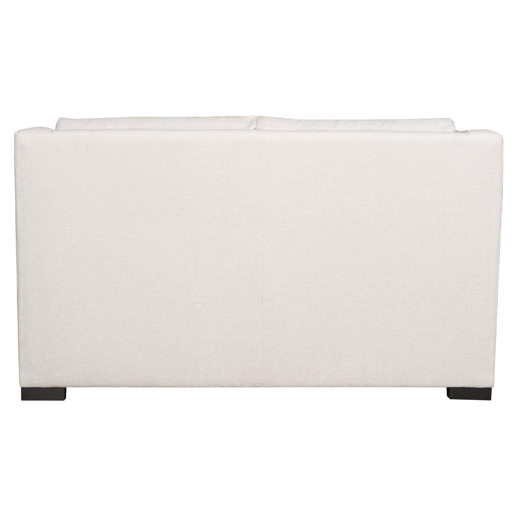 Germain White/Cream Fabric Loveseat - Ornate Home