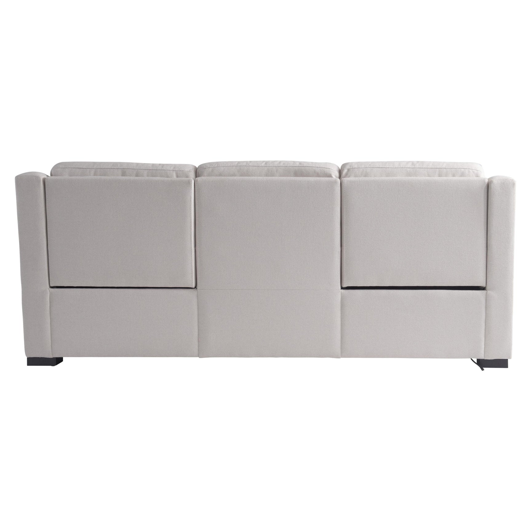 Germain White/Cream Fabric Power Motion Sofa - Ornate Home