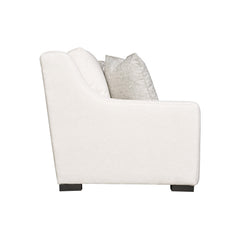 Germain White/Cream Fabric Sofa - Ornate Home