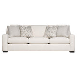 Germain White/Cream Fabric Sofa - Ornate Home