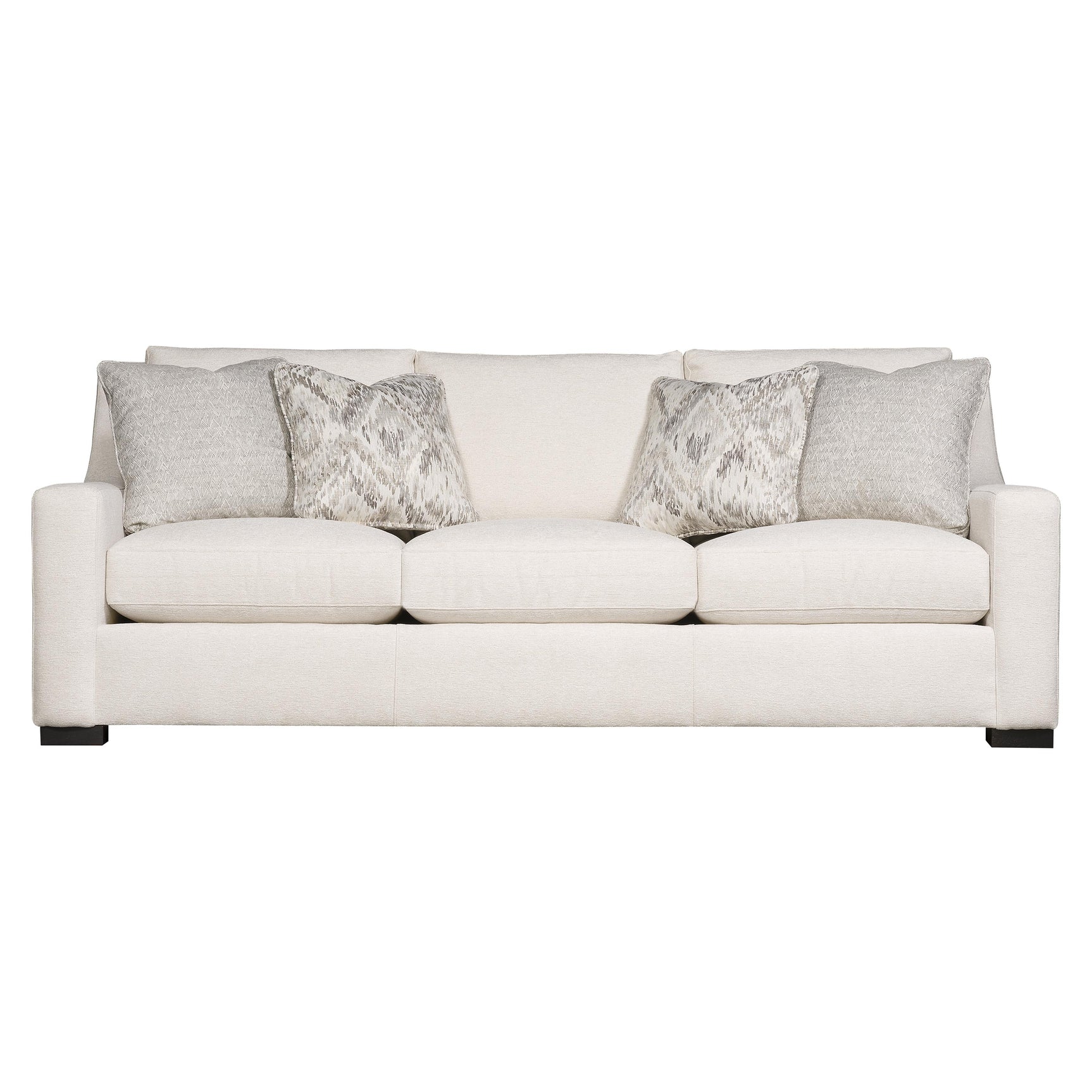 Germain White/Cream Fabric Sofa - Ornate Home