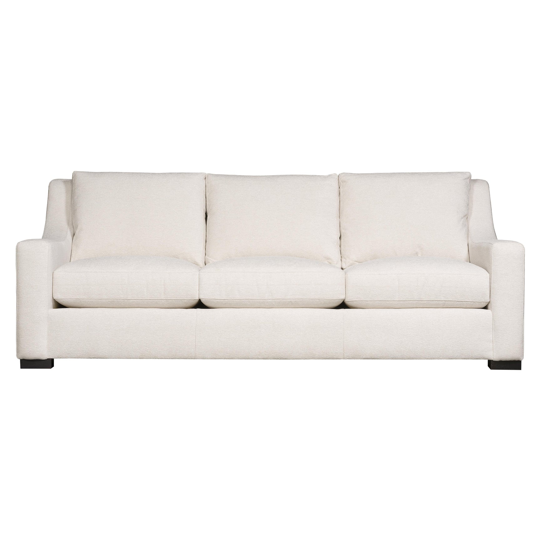 Germain White/Cream Fabric Sofa - Ornate Home