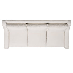 Germain White/Cream Fabric Sofa - Ornate Home