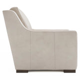 Germain White/Cream Leather Chair - Ornate Home