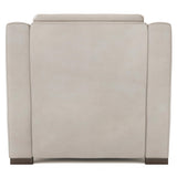 Germain White/Cream Leather Chair - Ornate Home