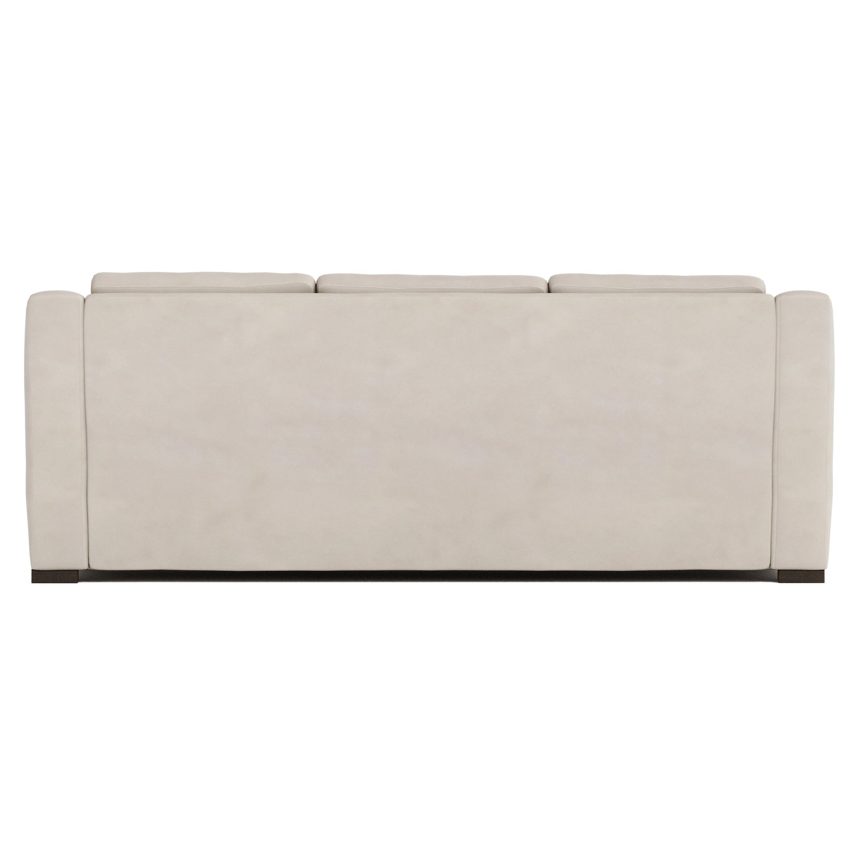 Germain White/Cream Leather Sofa - Ornate Home