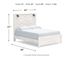 Gerridan Queen Panel Bedroom Set with Dresser and Mirror - Ornate Home