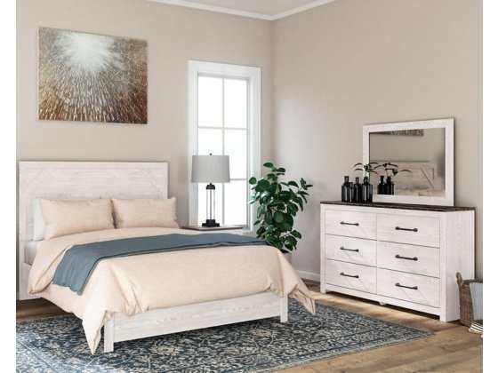 Gerridan White & Gray Bedroom Set / 3pc (Online Special Price) - Ornate Home