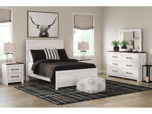 Gerridan White & Gray Bedroom Set / 4pc (Online Special Price) - Ornate Home