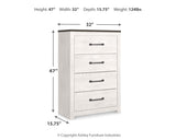Gerridan White/Gray Dresser, Mirror, Chest and Nightstand (Online Special Price) - Ornate Home